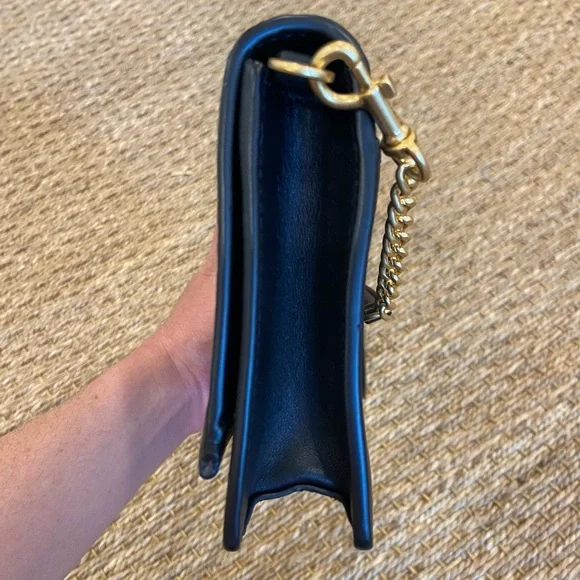 Tory Burch Black Quilted Crossbody (and Clutch) Bag - Picture 6 of 8